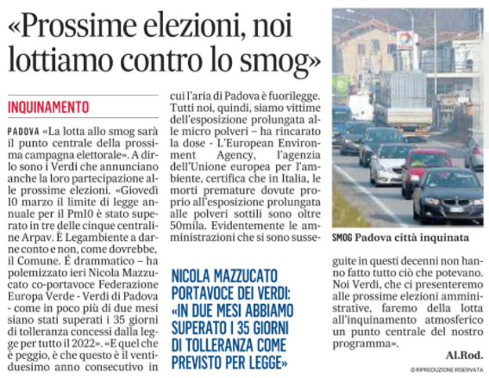 Gazzettino-smog-13-marzo-2022