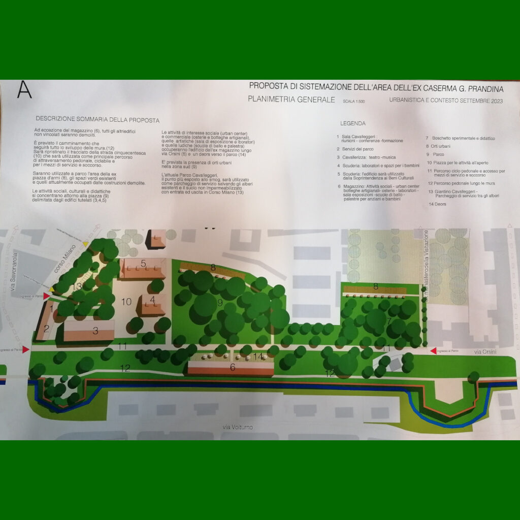 Progetto Urbanistica e Contesto Prandina-Parco-Parcheggio-di-Servizio-Cavalleggeri