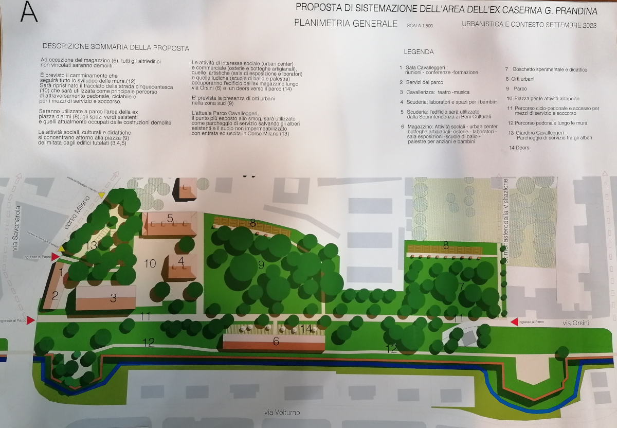 Progetto Urbanistica e Contesto Prandina-Parco